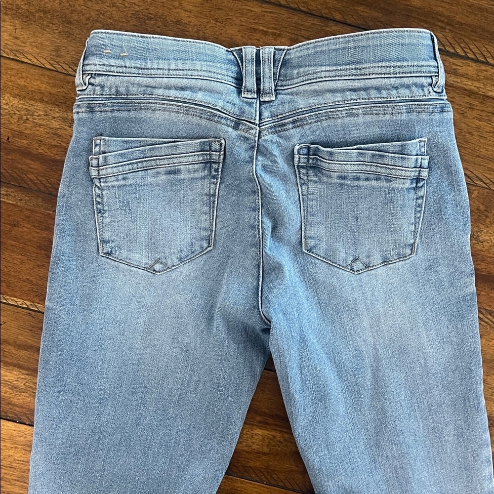 Democracy Ab Technology light wash blue denim size 6 - Picture 7 of 15